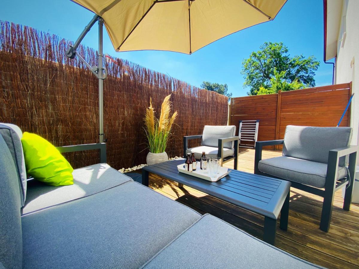 Appartement tout confort, belle terrasse. Biscarrosse Extérieur photo
